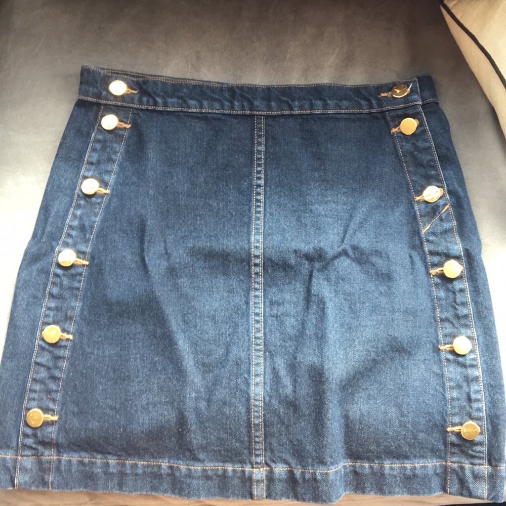 J brand jean skirt.